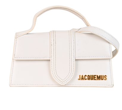 The Bambino, &pound;180, Handbags, White, Leather, Front view